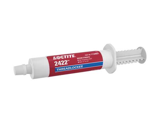 LOCTITE 2422 Threadlocker 30g blue paste, medium strength, ideal for high-temp threaded fasteners and easy disassembly.