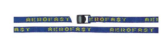 Aerofast Roof Rack Tiedown strap, 25mm x 1m, 300kg capacity, with rubber-coated camlock for secure, damage-free loading.
