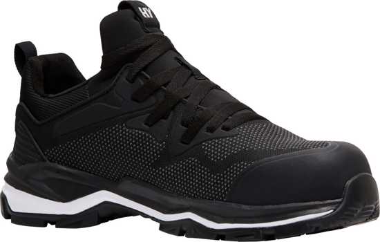 Safety Jogger Hard Yakka Icon Y60190 in size 10, featuring reflective mesh, slip-resistant sole, and composite toe for ultimate safety.