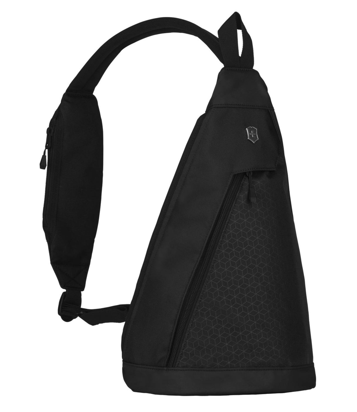 Eye-catching red Victorinox Altmont monosling with dual compartments, perfect for urban adventures and outdoor excursions.