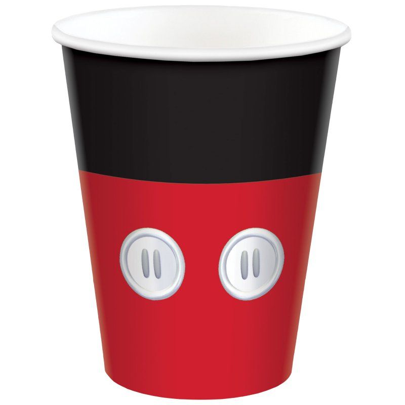 Mickey Mouse Forever 9oz / 266ml Paper Cups - Pack of 8