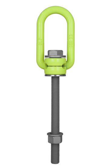De-Centred Lifting Point 1.0t with M12 Long Bolt, featuring RFID for easy use in tight spaces and a 4:1 safety factor.