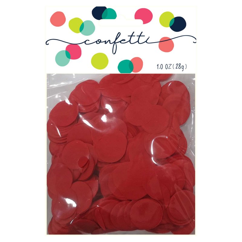 Confetti Circles - Red Tissue Paper (28g)