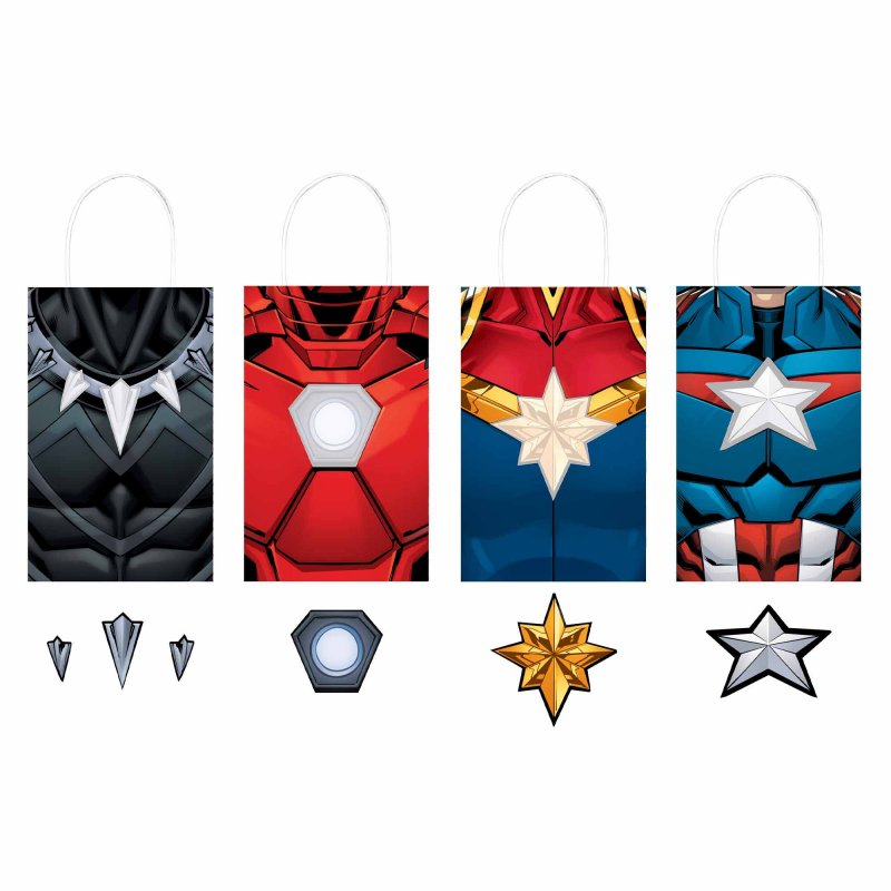 CYO Kraft Bags - Marvel Powers Unite (21cm) (Pack of 8)