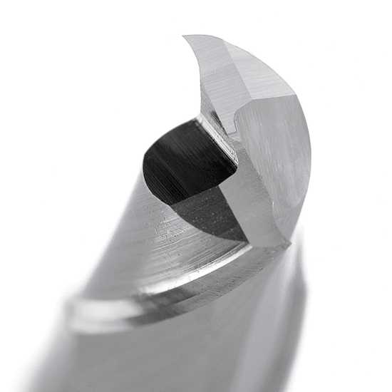 2-flute Sutton end mill for precise milling of slots in soft steels and non-ferrous materials, TiCN-coated for durability.
