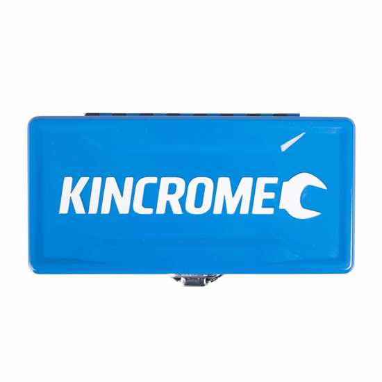 Kincrome 10 Piece Hex Impact Socket Set with durable Cr-Mo construction, corrosion protection, and organized EVA storage tray.