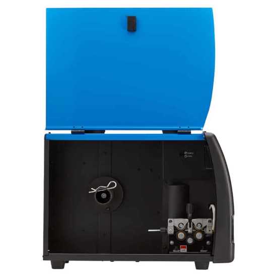 Cigweld Transmig 355i multiprocess welder showcasing advanced features for MIG, STICK, and TIG welding with digital controls.