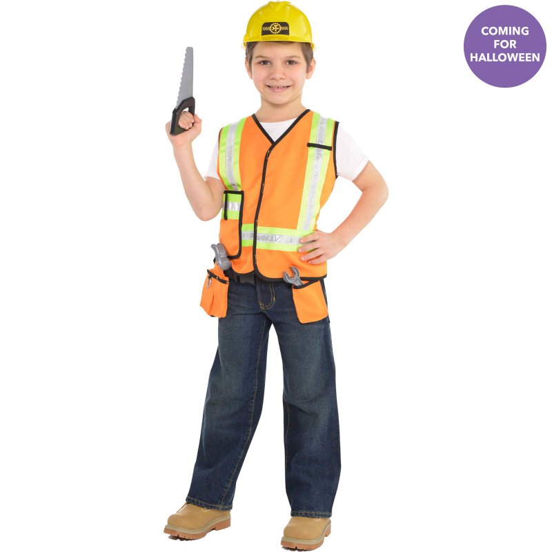 Costume - Construction Worker Kit (4-6 Years)