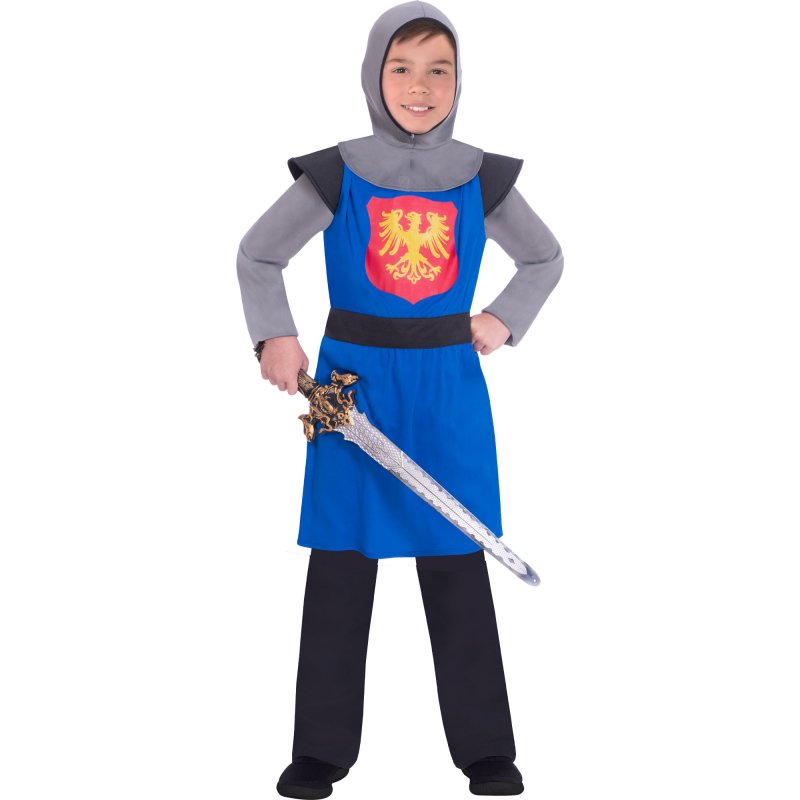 Costume - Medieval Knight Blue (6-8 yrs)