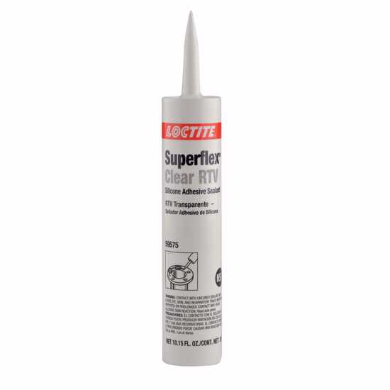 Clear silicone sealant in a 300ml tube, ideal for bonding, sealing, and insulation with extreme temperature resilience.