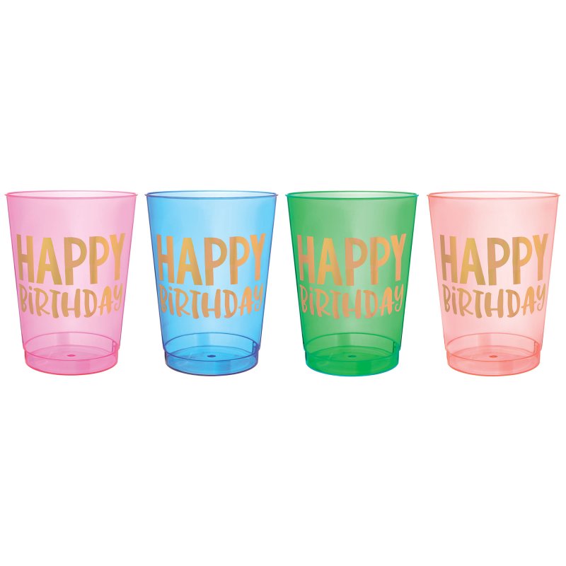 HB Tumblers - Happy Dots Assorted (10oz/295ml) - Pack of 8