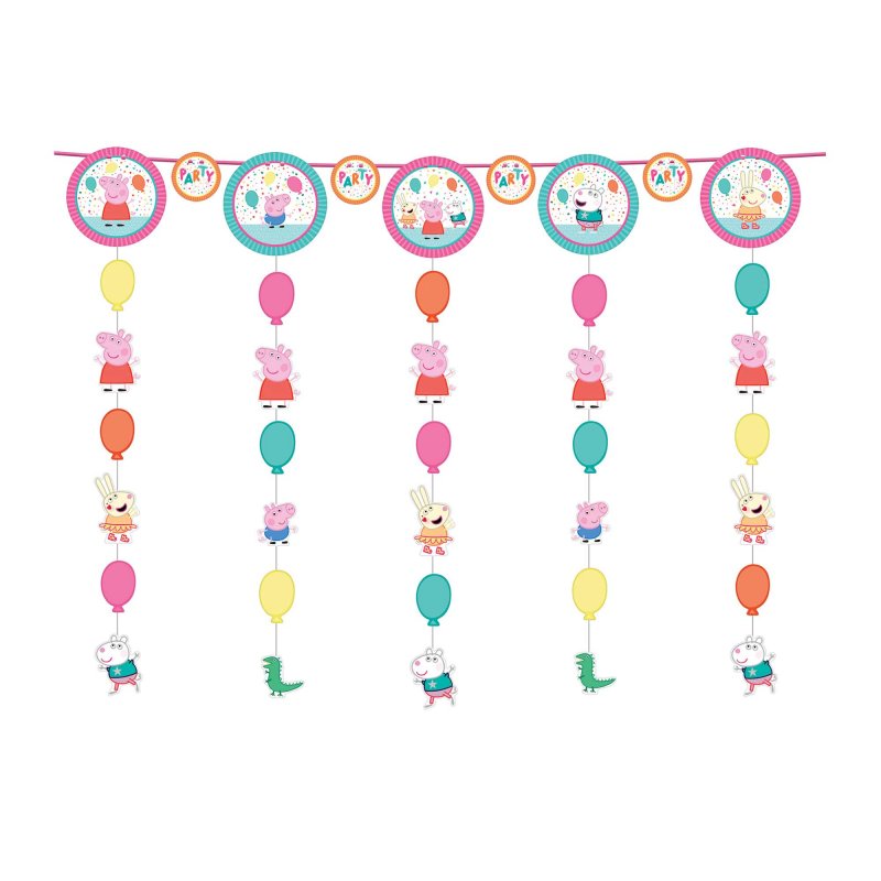 Hanging String Decorations - Peppa Pig CNF Party (1.21m)
