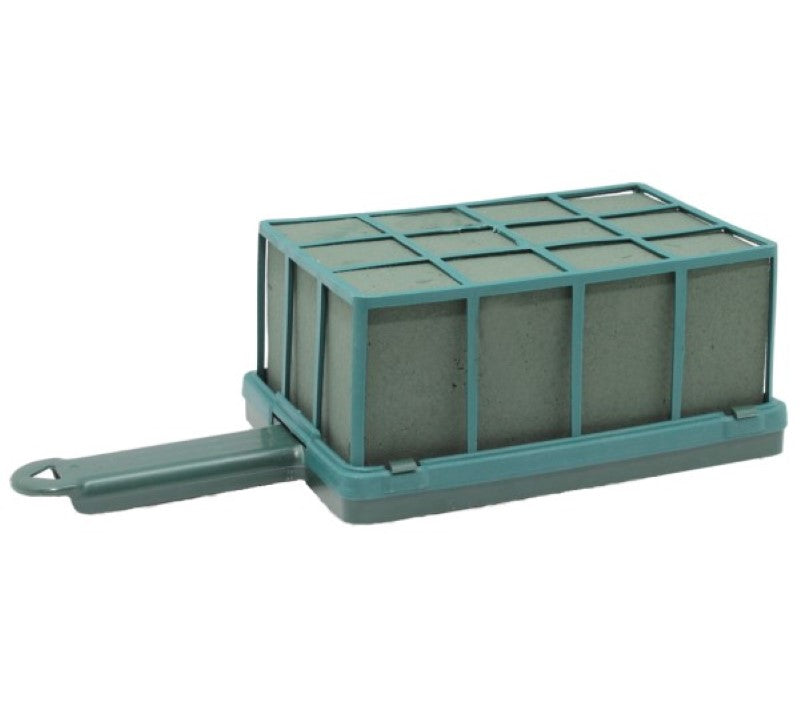 Aspac Grande Holder for stylish floral displays, measuring 17.5x11.5x8.5cm, perfect for fresh or artificial arrangements.