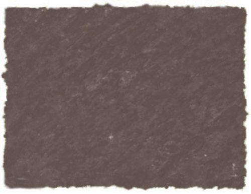 AS Square Pastel in burnt umber greyish shade, featuring a smooth application and versatile square shape for artistic precision.