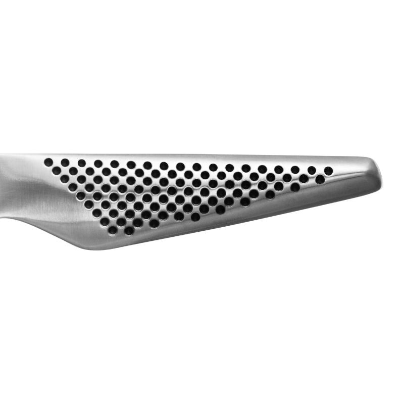 Global Classic GS-96 Paring Knife with 9cm CROMOVA 18 stainless steel blade, ideal for peeling and precision cutting.