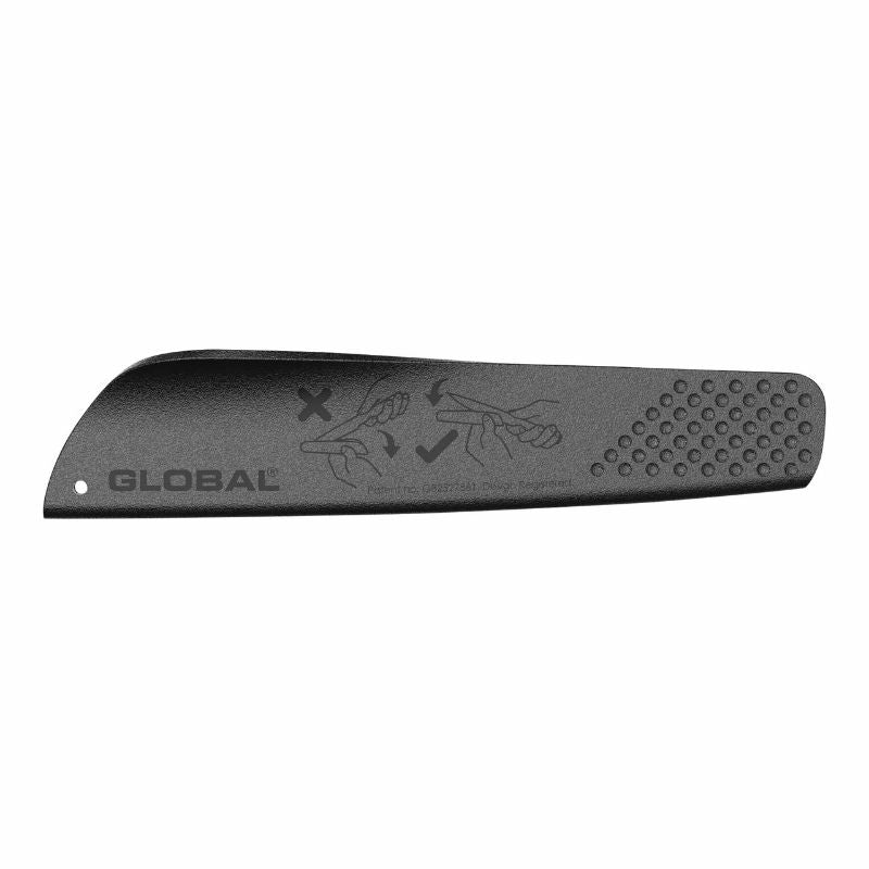 Universal Knife Guard - Global (Small) protects knives up to 5", ensuring safety and durability with a flared opening design.