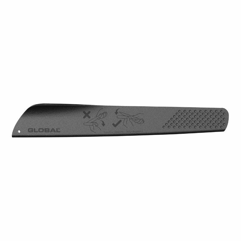 Medium Universal Knife Guard by Global, designed for knives up to 20cm, ensures safety, edge protection, and easy handling.