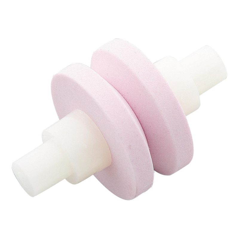 Medium pink ceramic replacement wheel for MinoSharp 2-stage sharpener, enhancing knife precision and sustainability.
