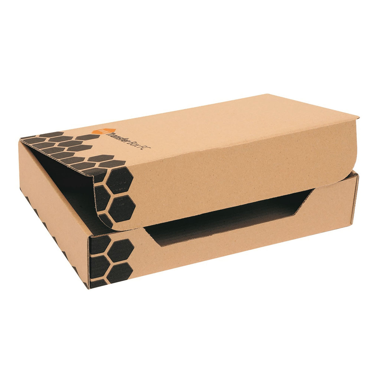 Eco-friendly Marbig Transfer Box for A4 documents, 85x240x325mm, stylish, durable, and perfect for organization.