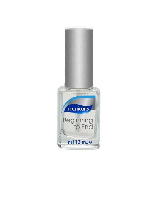 3-in-1 nail treatment combining base coat, top coat, and strengthener; safe formula for long-lasting, glossy nails.