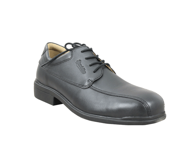 Blundstone Men's Black Lace Up Shoe (Size 12) features a steel toe, comfort pad, and durable lightweight sole for all-day support.