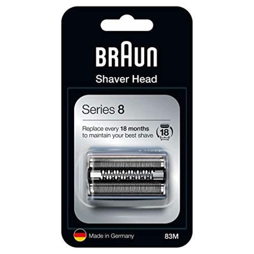 83M Silver Multi Cassette for Braun shavers, ensuring a close, comfortable shave with precision cutting and longevity.