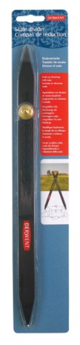 Derwent Scale Divider: a compact tool for artists to scale and measure artwork accurately in various ratios for precise drawing.
