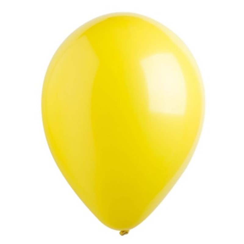Latex Balloons 30cm Bulk Pack 200CT Fashion Yellow - 200 units