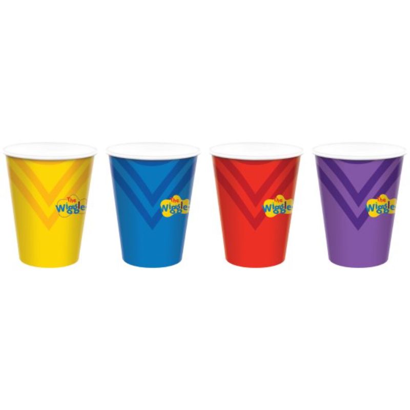 The Wiggles Party 9oz / 266ml Paper Cups - Set of 8