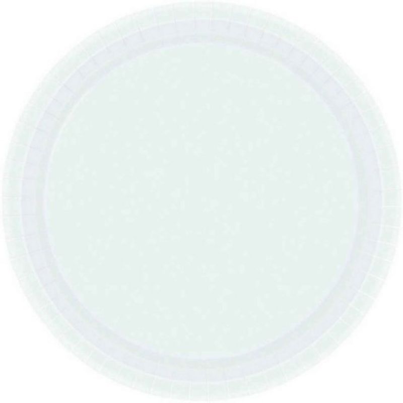 Paper Plates 23cm Round 20CT - Frosty White NPC - Set of 20