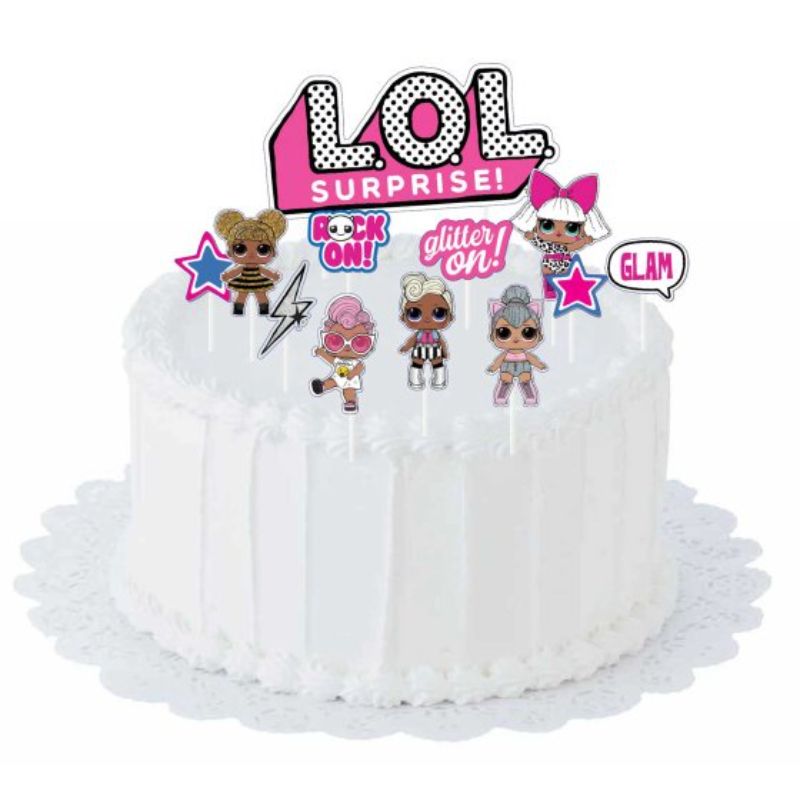 LOL Surprise Together 4EVA Cake Topper Kit - Set of 12