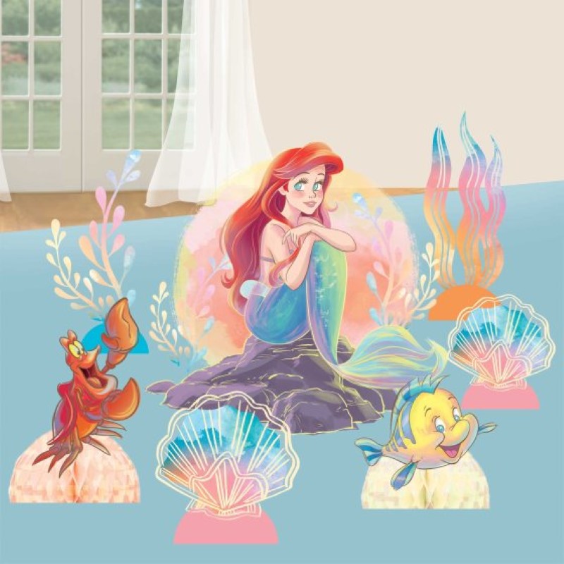 The Little Mermaid Table Decorating Kit - Set of 7