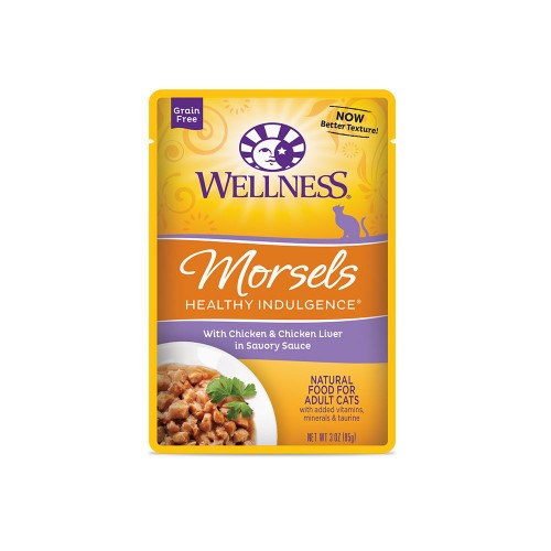 Wellness Healthy Indulgence Morsels With Chicken & Chicken Liver in Savory Sauce