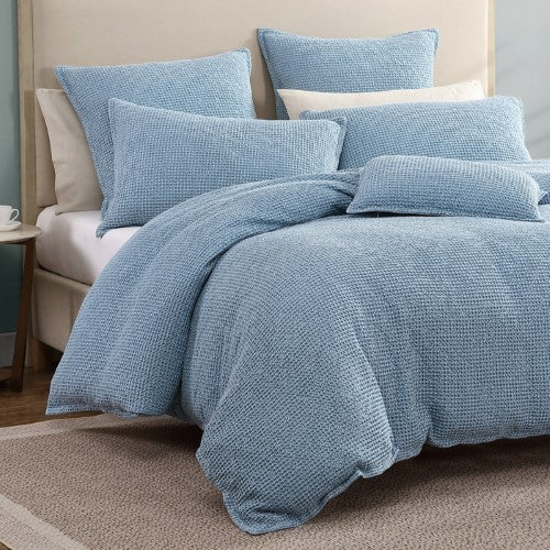 King Duvet Cover Set - Urban Steel Quilt Cover Set by Private Collection