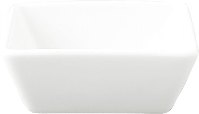 Set of 72 elegant square sauce dishes, 70mm porcelain with double glazing, scratch and chip resistant, perfect for any dining occasion.