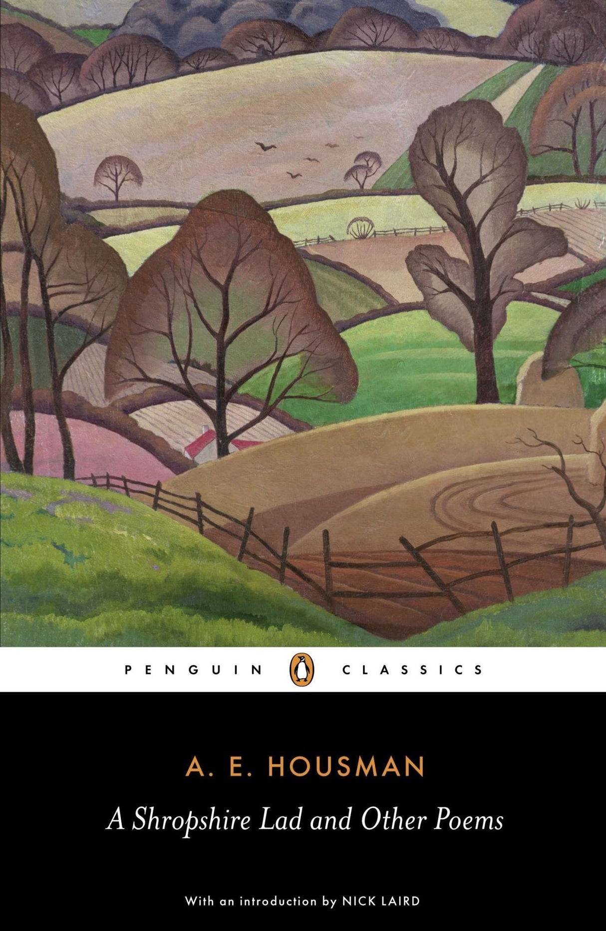Cover of "A Shropshire Lad And Other Poems," showcasing Housman's poignant rural poetry and classical translations.