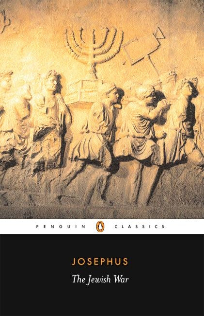 Detailed trade paperback of Josephus' 'The Jewish War,' chronicling the Jewish rebellion against Rome from AD 66 to 70.