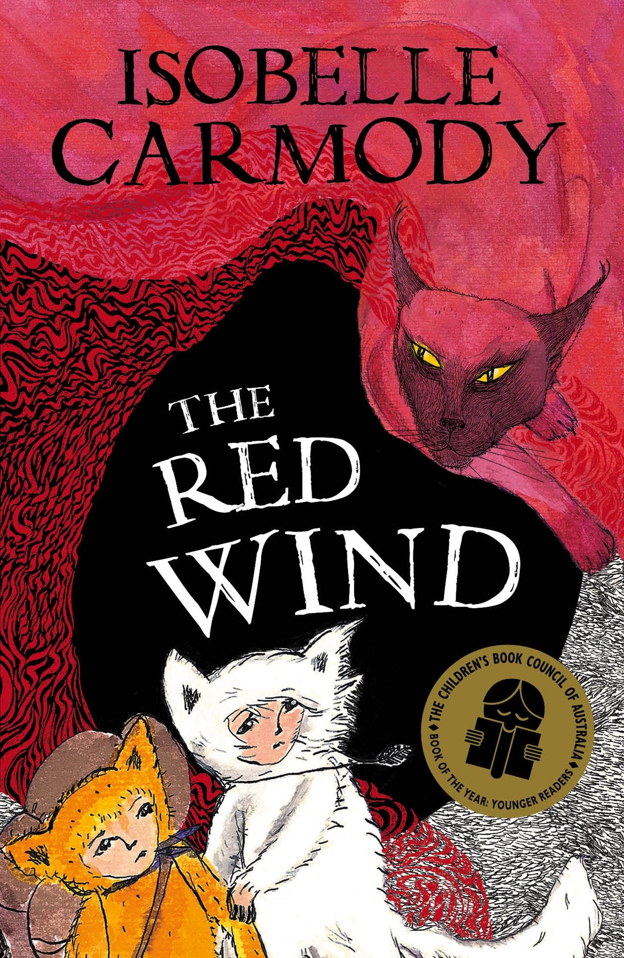 Book cover of "The Kingdom of the Lost Book 1: The Red Wind", featuring adventurous themes for young readers.