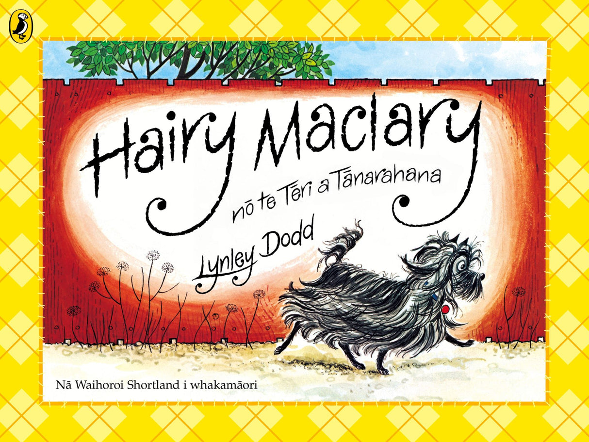 Colorful picture book featuring Hairy Maclary's adventures in te reo M?ori, perfect for young readers and language development.