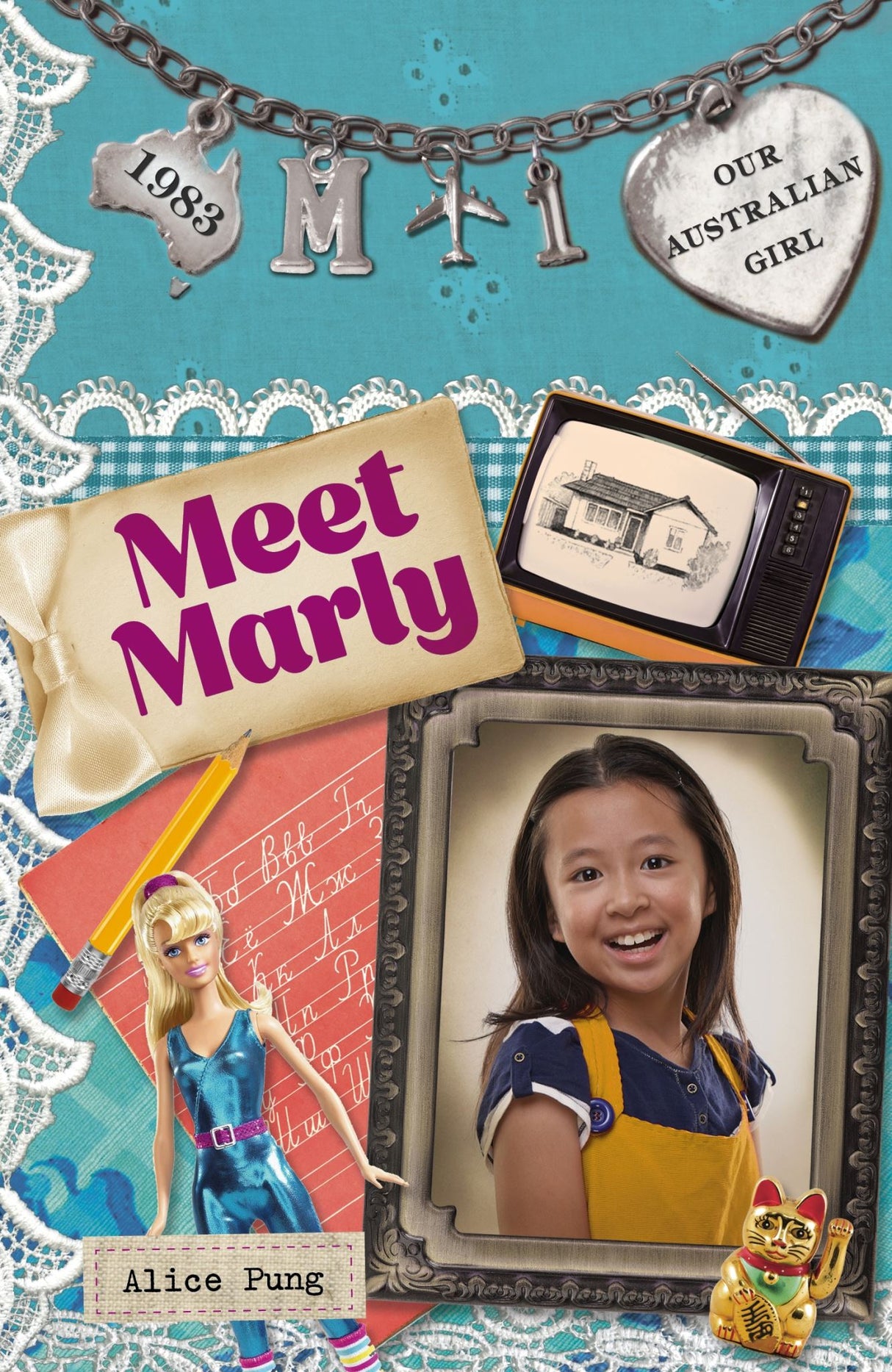Cover of "Our Australian Girl: Meet Marly," a children's book about a young Vietnamese refugee's journey in 1983 Australia.