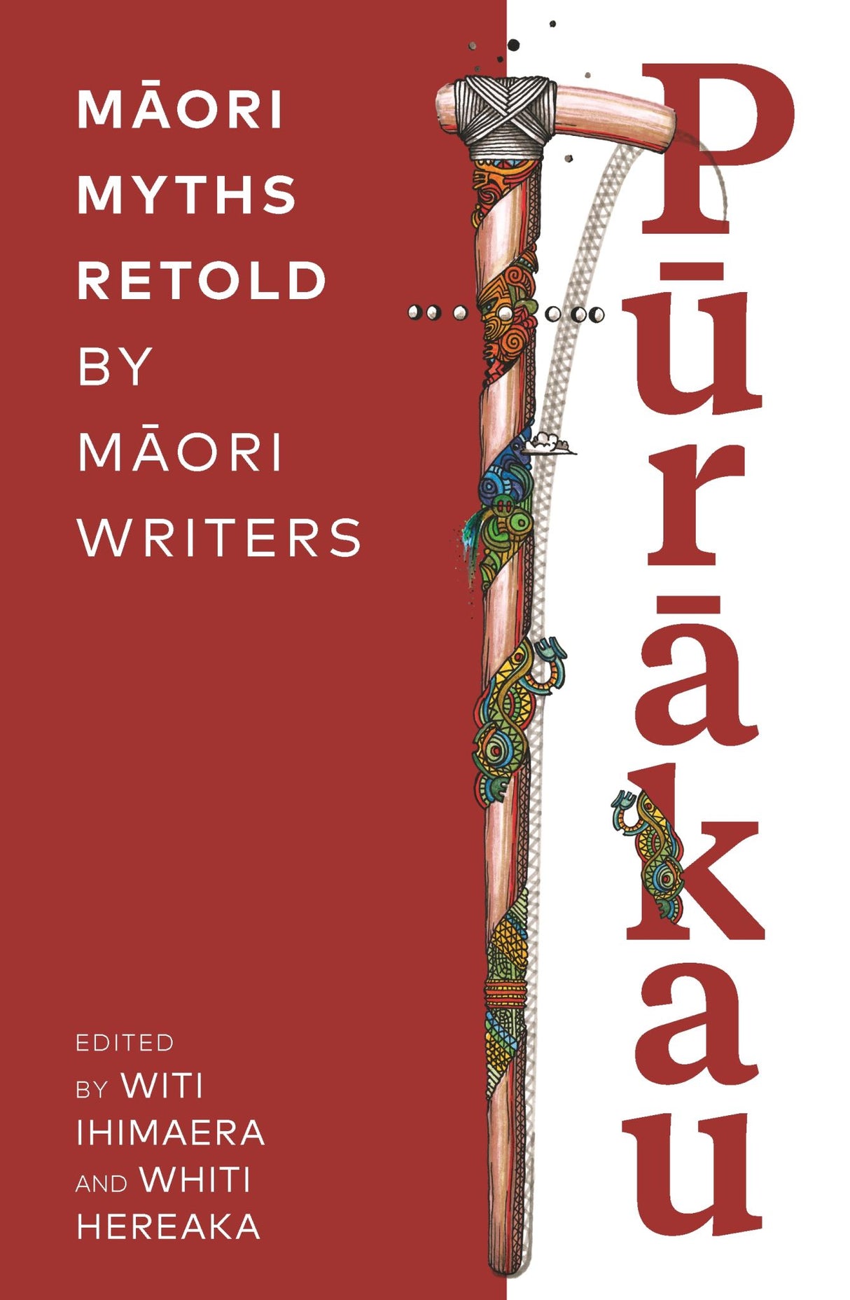 Illustrated trade paperback of Maori myths, featuring 400 pages of retellings by contemporary Maori authors.