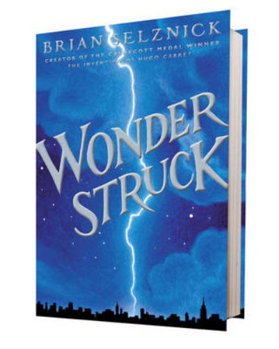 A hardback edition of Wonderstruck by Brian Selznick, featuring 656 pages of rich storytelling and stunning illustrations.