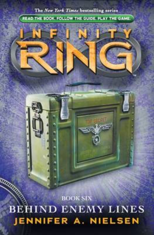 Hardcover novel 'Behind Enemy Lines', part of the Infinity Ring series, immerses young readers in thrilling time travel adventures.
