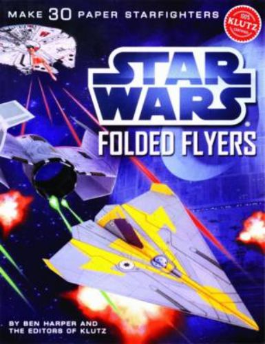 Foldable Star Wars starfighters kit with 36 colorful sheets for imaginative play and precision flying adventures.