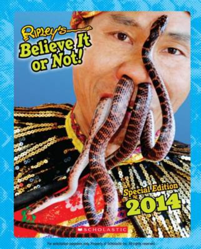 Ripley's Believe It or Not Special Edition 2014 offers bizarre facts and astonishing visuals in a 144-page hardback book.