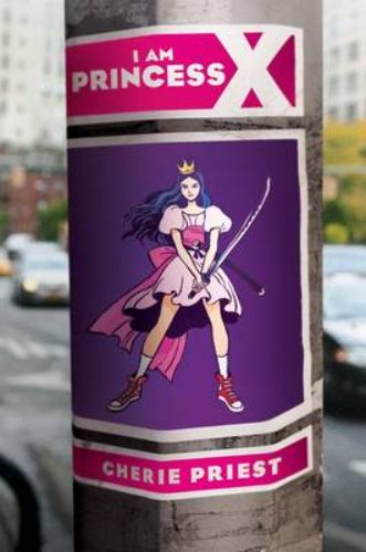 Hardback novel "I am Princess X" featuring friendship and mystery, with 304 pages of engaging storytelling and comics.