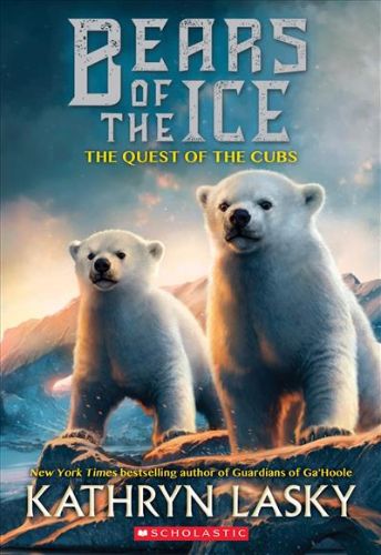 Cover of 'The Quest of the Cubs', showcasing twin polar bear cubs embarking on an adventure in a majestic snowy kingdom.
