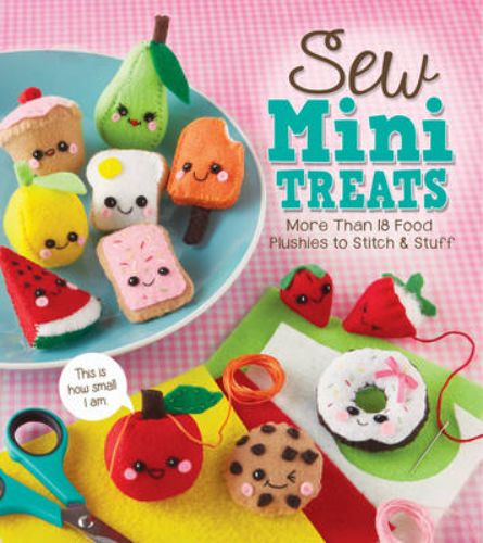 Crafting kit featuring a hardback book and materials to create 18 delightful felt play foods for all ages.