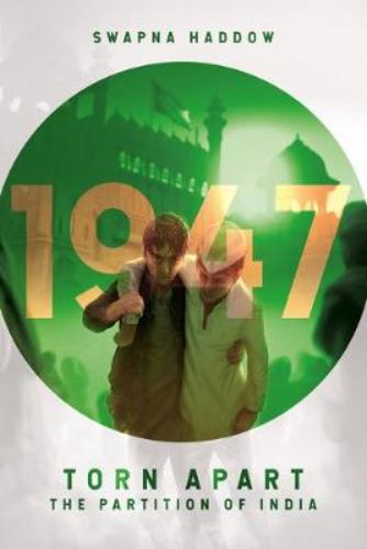 Cover of "Torn Apart - The Partition of India, 1947", depicting the emotional journeys of two boys during the Partition.