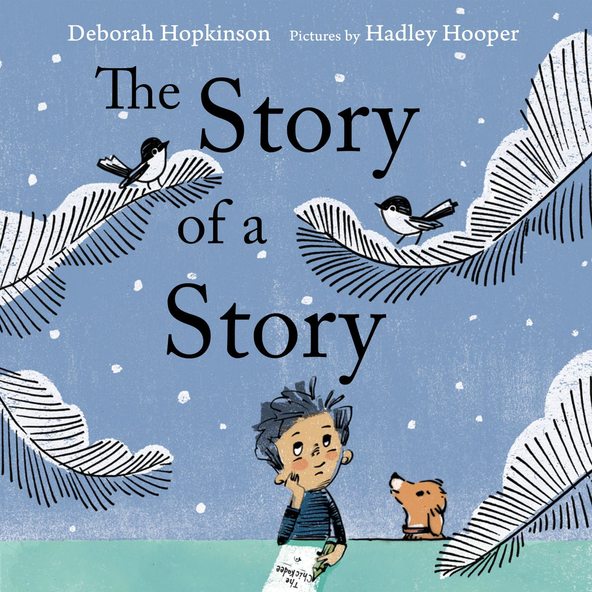 Illustrated cover of "The Story of a Story," a picture book inspiring young readers to explore creative writing.